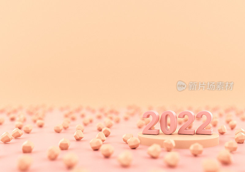 新年2022 3D渲染